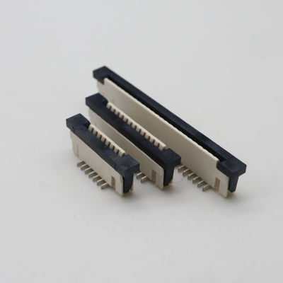 Conector FPC 1.0 Pitch Vertical Positive Pin Standing Paste 4~40Ppin Portador de FPC extraíble