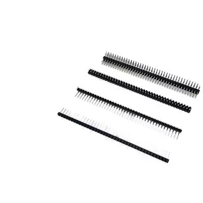 2.54 Pitch Single Double Row Pin Connector 180/90 Grados Vertical Horizontal Pogopin Enchufe de resorte Dedal para la aplicación de PCB