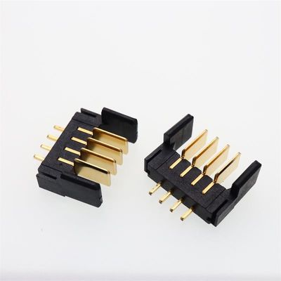 Conector de portabatería de cuchilla 180 grados enchufe recto dorado 3 ~ 16pin Hombre y mujer adecuado para cerradura de puerta inteligente de computadora portátil